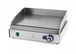 Płyta grillowa Blue Line - 1/2 gładka, 1/2 ryflowana HENDI 203156 203156