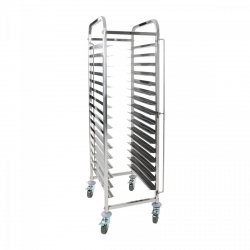 Wózek transportowy - 16 x prowadnica na tacę ROYAL CATERING 10010218 RCTW-16TB
