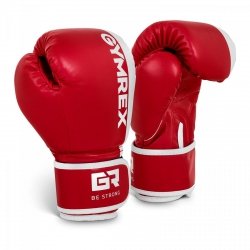Rękawice bokserskie dla dzieci - biało-czerwone - 6 oz GYMREX 10230061 GR-BG 6B 