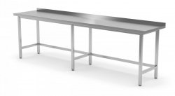 Stół przyścienny wzmocniony bez półki 2300 x 700 x 850 mm POLGAST 102237-6 102237-6