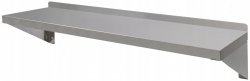 PÓŁKA WISZĄCA Z RANTEM I HACZYKAMI POJEDYNCZA 1000X300X180MM YATO YG-08936  5906083105197