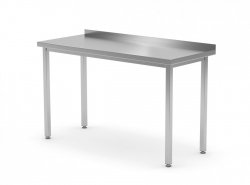 Stół przyścienny bez półki 1400 x 700 x 850 mm POLGAST 101147 101147
