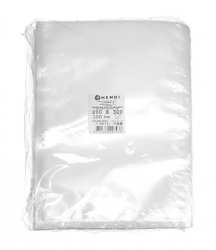 Worki moletowane do przechowywania produktów, do pakowarek listwowych, HENDI, 100 pcs., 200x300mm HENDI 297438 297438