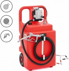 Mobilny zbiornik na paliwo z elektryczną pompą MSW MSW-PFT-120-P 10062114 4062859145208
