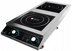 Kuchenka Indukcyjna 7kW 2 Płyty 3500W Timer 60–280°C HKN-ICF70D2V DELUXE