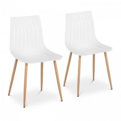 Krzesło - białe - do 150 kg - 2 szt. FROMM_STARCK 10260129 STAR_SEAT_03