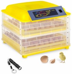 Inkubator do jaj - 120 W - 96 jaj - owoskop INCUBATO 10130003 IN-96DDI
