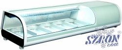 Witryna ekspozycyjna nadstawka chłodnicza do sushi 5xGN1/3 INVEST HORECA RTS-52L RTS-52L