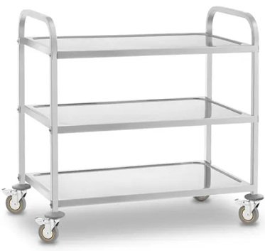 Wózek kelnerski - 3 półki - do 480 kg ROYAL CATERING 10010056 RCSW 3