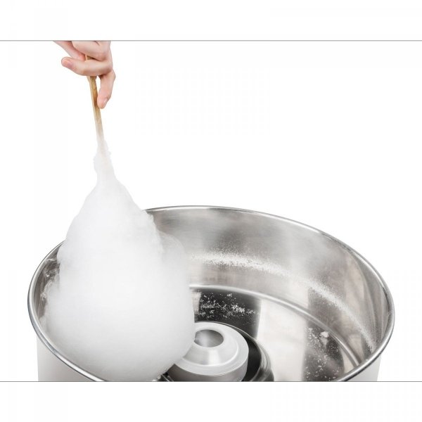 Maszyna do waty cukrowej - 52 cm - wózek - pokrywa ROYAL CATERING 10010083 RCZC-1200E