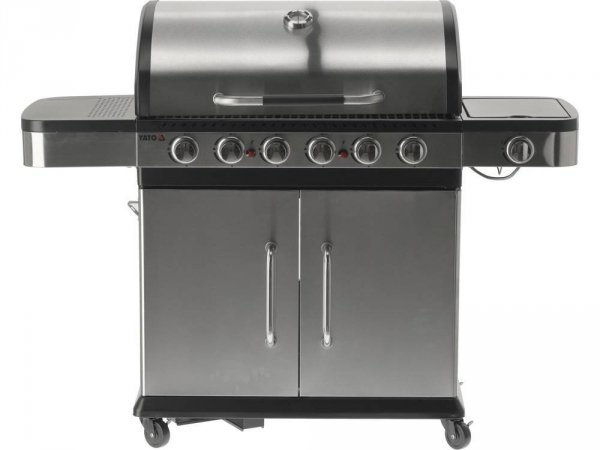 GRILL GAZOWY 6+1 STAL NIERDZEWNA 20,2KW YATO YG-20004