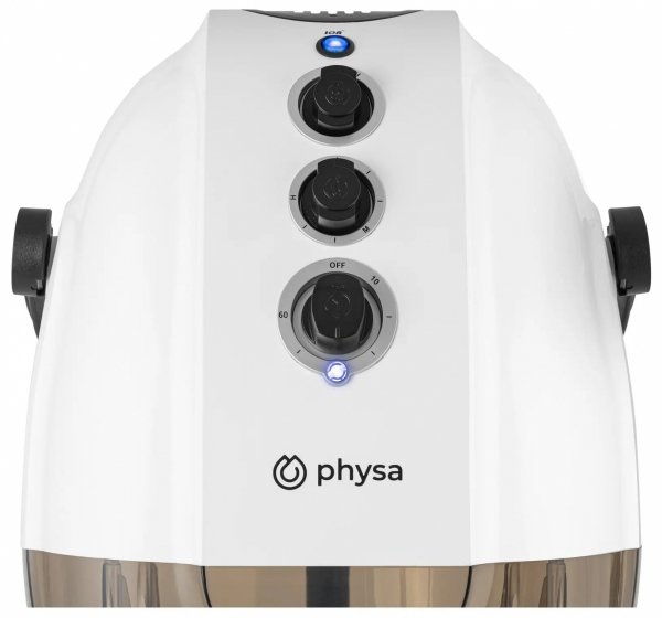 Suszarka hełmowa do włosów - z jonizacją i statywem - 1000 W - niebiesko-biała - 70°C Physa 10040802 PHY-HD_01