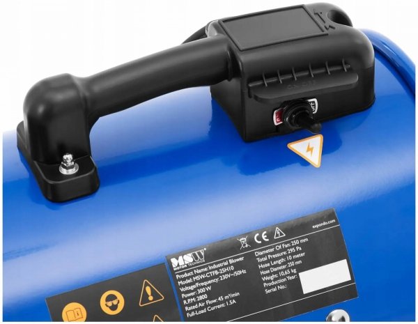 Wentylator przemysłowy - 2700 m³/h - Ø280 mm MSW MSW-CTFB-25A 10062608 4062859238153