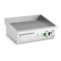 Płyta grillowa - 550 x 350 mm - Royal Catering - ryflowana - 3000 W ROYAL CATERING 10012007 RCPG 47