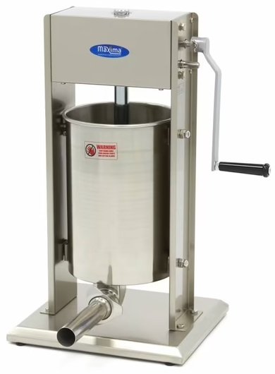 Nadziewarka do kiełbasy / Churros Maker 12L - Pionowa - Stal Nierdzewna MAXIMA 09368054 8719632126317