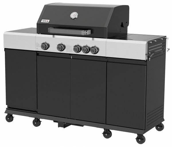 GRILL GAZOWY, MINI KUCHNIA 4+1, 14,5KW YATO YG-20037