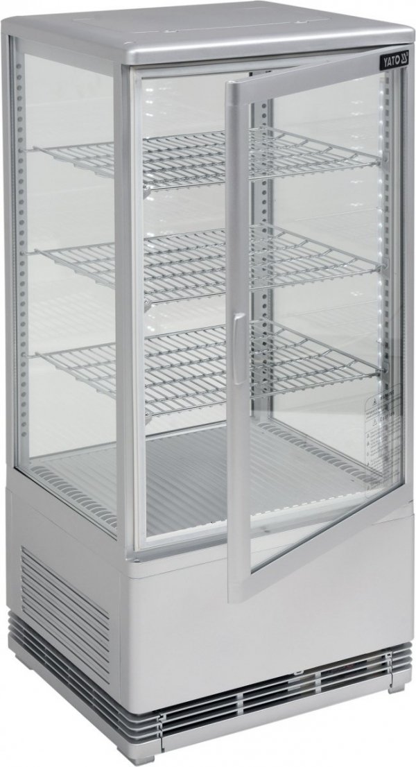 WITRYNA CHŁODNICZA 78L 42x38x96 SREBRNA YATO YG-05057 YG-05057