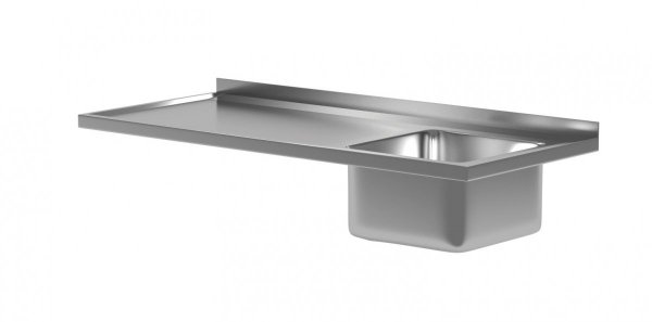 Blat ze zlewem 2800 x 600 x 40 mm POLGAST BL-201286 BL-201286