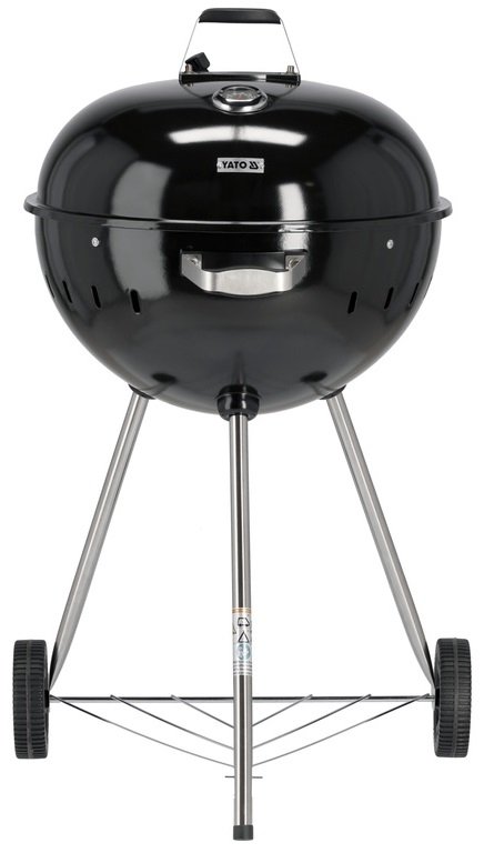GRILL WĘGLOWY OKRĄGŁY 54CM CZARNY YATO YG-20300