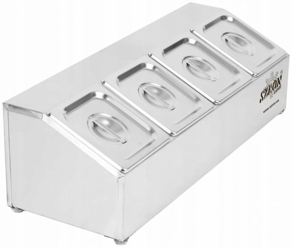 Ekspozytor 4xGN1/6 150mm Szron CHD04AD 5905440404102