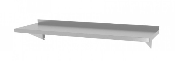 Półka wisząca na konsolach, z dwiema konsolami 1000 x 300 x 250 mm POLGAST 382103 382103