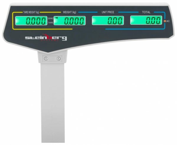 Waga kontrolna - 30 kg / 15 g - 38 x 26,5 cm - drukarka etykiet - wyświetlacz LCD Steinberg 10031282 SBS-EBS-101