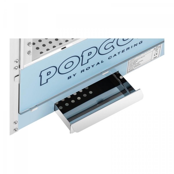 Maszyna do popcornu - 1600 W - niebieska ROYAL CATERING 10011099 RCPS-BB1