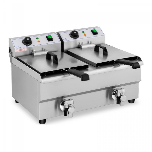 Frytownica - 2 x 10 litrów - 2 x 3000 W ROYAL CATERING 10011144 RCEF 10DB