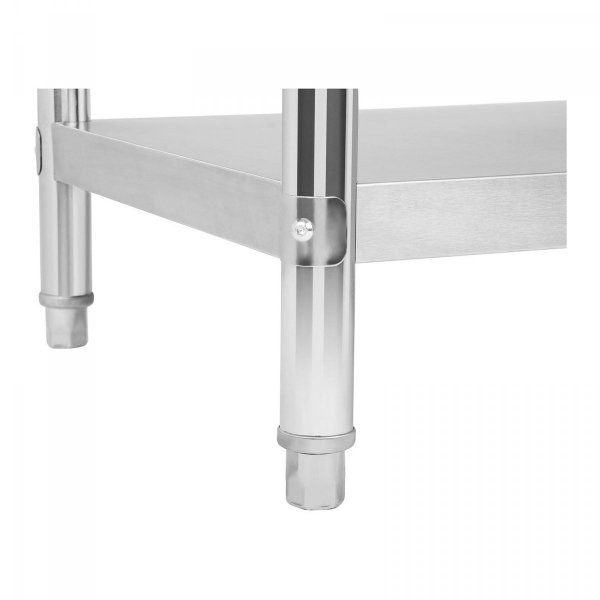 Stół roboczy ze stali nierdzewnej - rant - 120 x 60 cm  ROYAL CATERING 10011088 RCAT-120/60-N