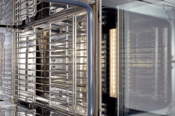 Piec konwekcyjno-parowy elektryczny | z wózkiem | piekarniczo-cukierniczy | automatyczny system myjący | 16x600x400 |  34,7 kW | 400 V | Mychef iBake MAX 16E