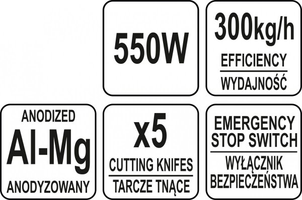 SZATKOWNICA ELEKTRYCZNA DO WARZYW YATO YG-03100 YG-03100