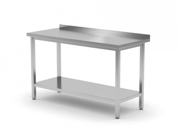 Stół przyścienny z półką 1600 x 700 x 850 mm POLGAST 103167 103167