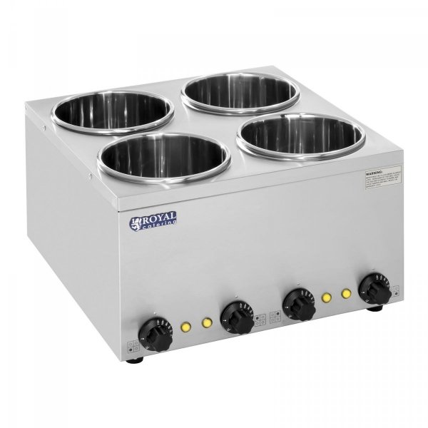 Stacja do zup - 4 x 2,75 l - 600 W ROYAL CATERING 10010239 RCBM-14-3500-R