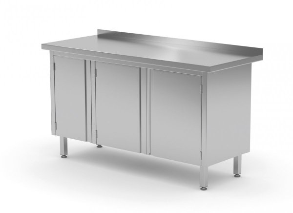 Stół przyśćienny szafka z drzwiami na zawiasach 1400 x 700 x 850 mm POLGAST 128147-3 128147-3