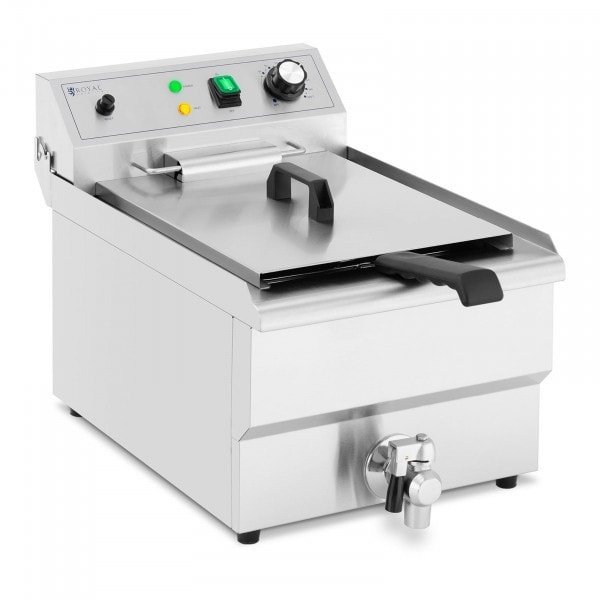 Frytownica - 13 l - 5000 W - kurek - zimna strefa ROYAL CATERING 10012013 RCPSF 13ETH