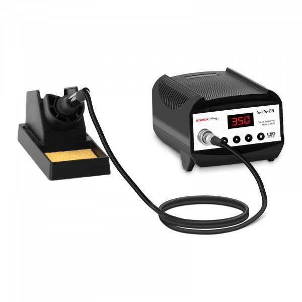 Stacja lutownicza - 75 W - cyfrowa - LED STAMOS 10021159 S-LS-68