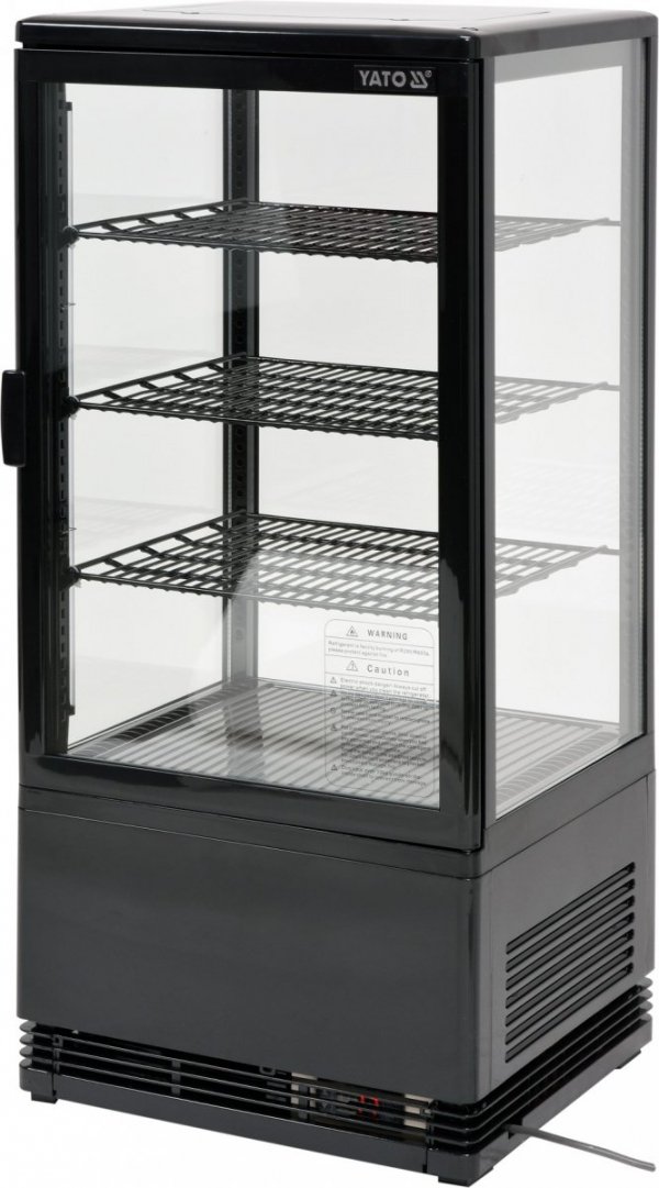 WITRYNA CHŁODNICZA 78L 42x38x96 CZARNA YATO YG-05056 YG-05056