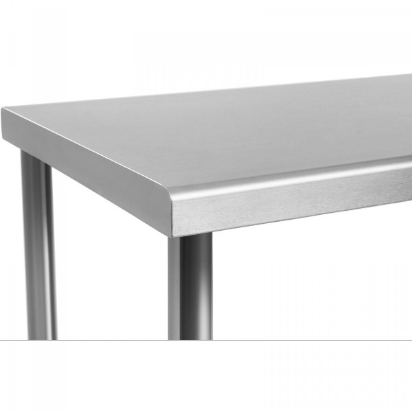 Stół roboczy - 200 x 60 cm - stal nierdzewna ROYAL CATERING 10010494 RCAT-200/60