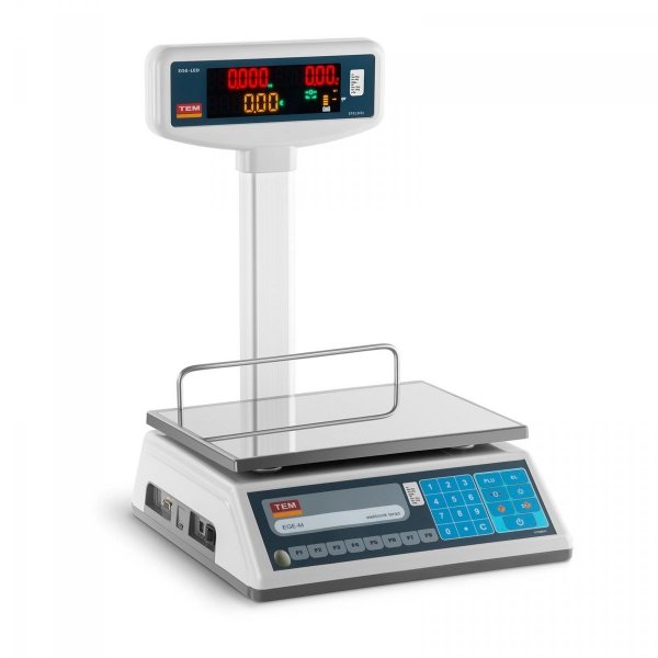 Waga sklepowa - 15 kg / 5 g - legalizacja TEM 10200010 TEL015B1D-V2-B1