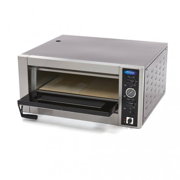 Luksusowy piec do pizzy Maxima 4 + 4 x 30 cm Podwójny 400 V. MAXIMA 09370030