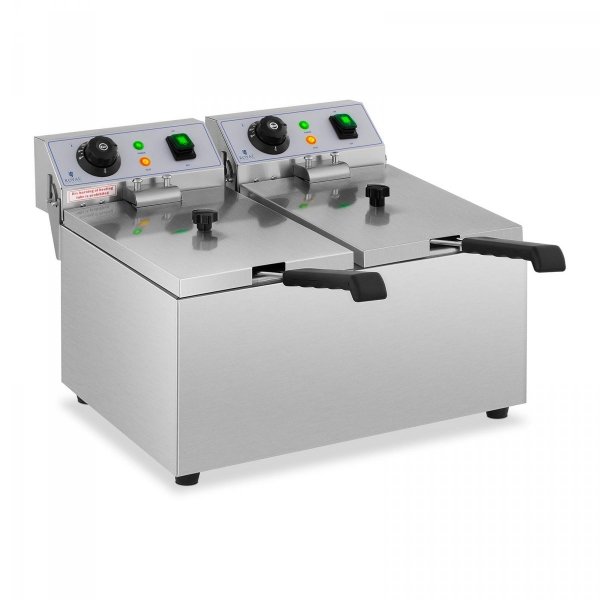 Frytownica - 2 x 8 litrów - 2 x 3200 W ROYAL CATERING 10011143 RCEF 08DB