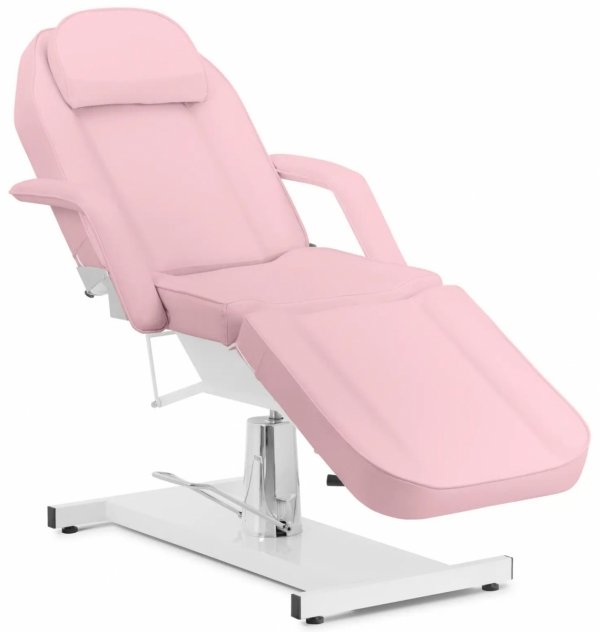 Fotel kosmetyczny - 180 x 58 x 66 - 76 cm - 200 kg - różowy Physa 10040859 PHYSA CAPUA POWDER PINK