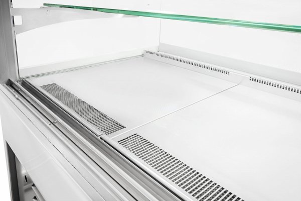 Witryna cukiernicza chłodnicza Dolce Visione Premium 900 | wnętrze ze stali nierdzewnej | 900x690x1300 mm