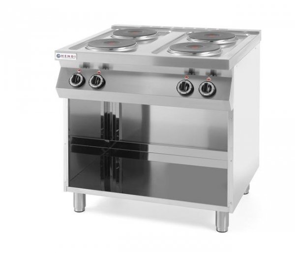 Kuchnia elektryczna 4-płytowa Kitchen Line na podstawie otwartej HENDI 226223 226223