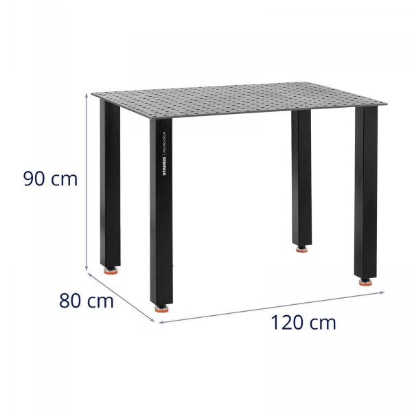 Stół spawalniczy - 100 kg - 120 x 80 cm STAMOS 10021467 SWG-TABLE12016ECO+