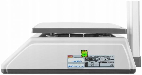Waga sklepowa - 6 kg / 2 g - legalizacja TEM TEL006B1D-V2-B1 10200008 4250928699961