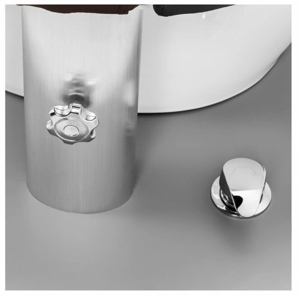  Fotel do pedicure elektryczny - brodzik na stopy - 3 stopnie masażu - 120 W - 200 kg - brązowy Physa 10040858 PHYSA BOGOTA BROWN