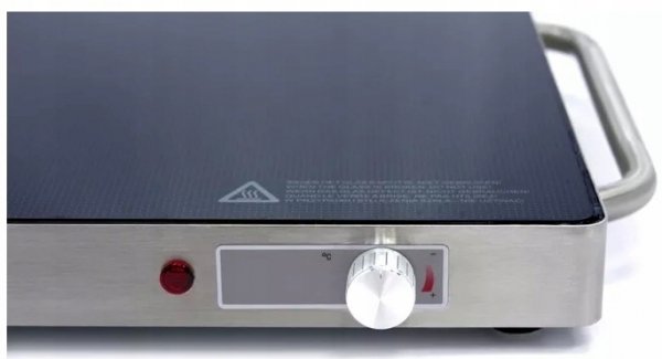 Płyta Grzewcza 60cm 105 stopni maks Wolnostojąca 250W Bezstopniowe pokrętło MAXIMA 09371080  5905317012607