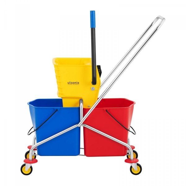 Wózek do sprzątania - 2 x 24 l Ulsonix 10050252 UNICLEAN 10