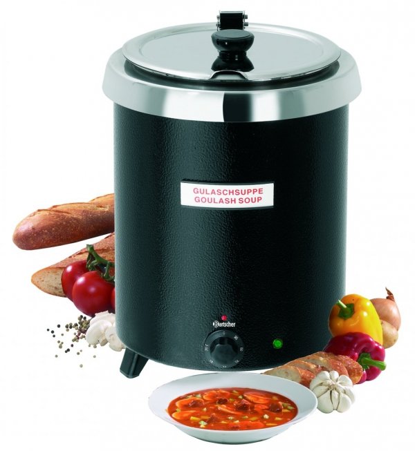 Garnek do zupy Club, 8,5L, czarny BARTSCHER 100067 100067